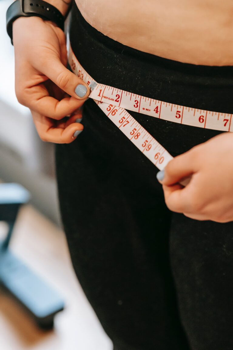 Measuring a Waist With A Tape Measure